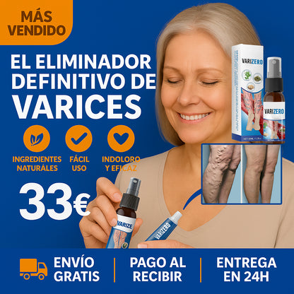 El Spray que Elimina Varices Visibles en Días – VariZero™ + 1 GRATIS