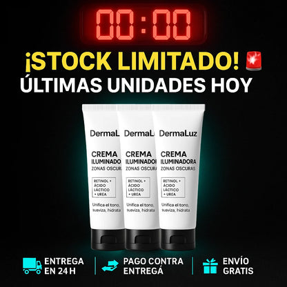 ¡Adiós Manchas Oscuras! DermaLuz aclara visiblemente tu piel desde la primera semana.
