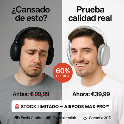 🎧 AURIMAX PRO™ – EL SONIDO PREMIUM QUE CAMBIA TU DÍA, ¡CONECTA Y DISFRUTA YA CON 60% OFF!
