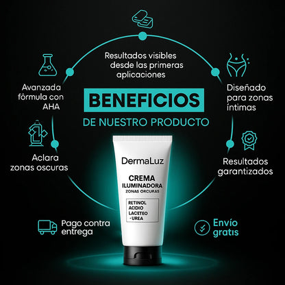 ¡Adiós Manchas Oscuras! DermaLuz aclara visiblemente tu piel desde la primera semana.