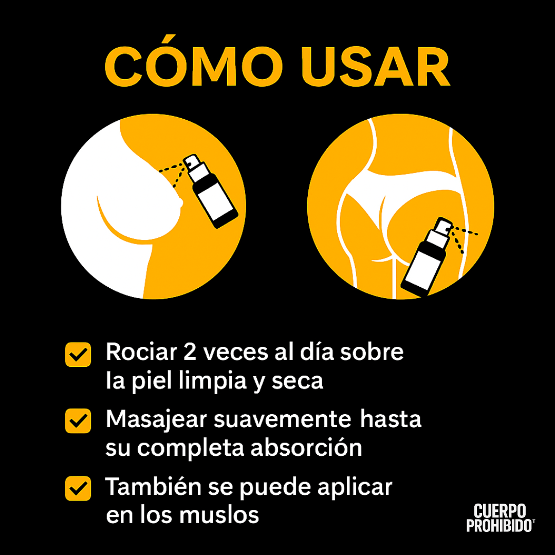 Kit Cuerpo Prohibido – Aumenta Senos y Glúteos