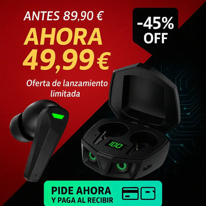 Auriculares Inalámbricos Lenvox GM2 Pro con Pantalla LED + 1 año de Spotify Premium Gratis
