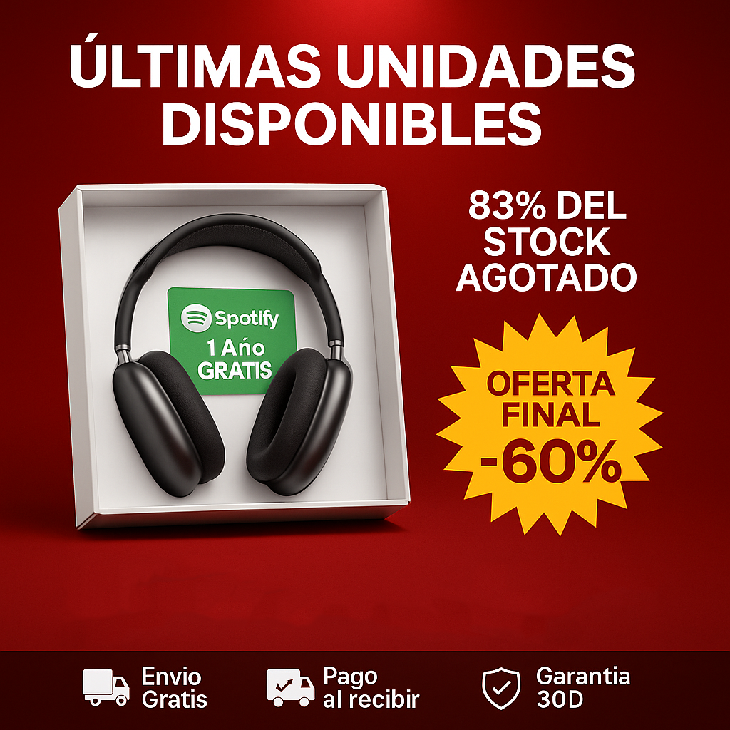 🎧 AURIMAX PRO™ – EL SONIDO PREMIUM QUE CAMBIA TU DÍA, ¡CONECTA Y DISFRUTA YA CON 60% OFF!