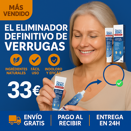 El Eliminador Definitivo de Verrugas - DermaZero + 1 GRATIS (TESTE)