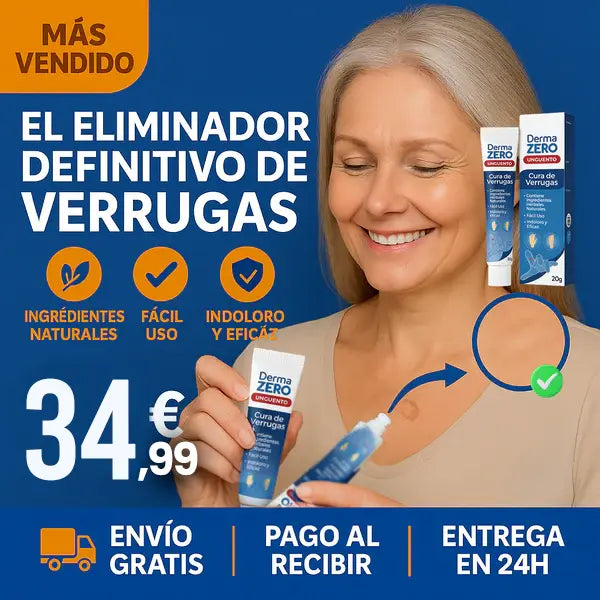 El Eliminador Definitivo de Verrugas - DermaZero + 1 GRATIS