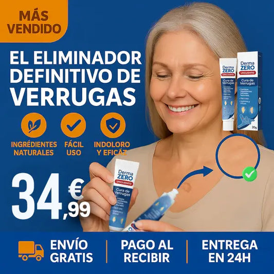El Eliminador Definitivo de Verrugas - DermaZero + 1 GRATIS