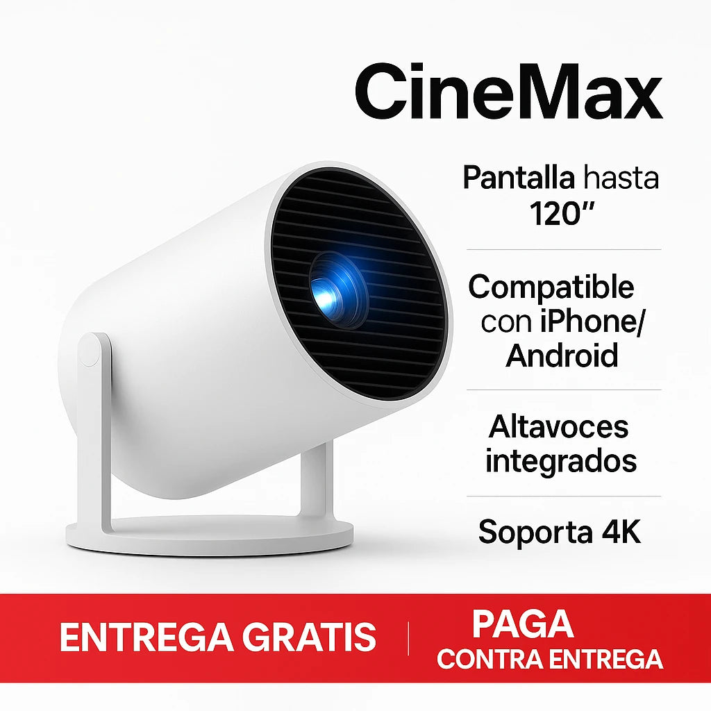 CineMax™ 4K – Convierte Cualquier Espacio en una Sala de Cine