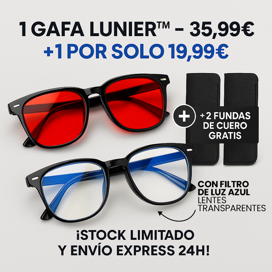1 Gafa LUNIER + 1 GAFA + 2 REGALOS GRATIS