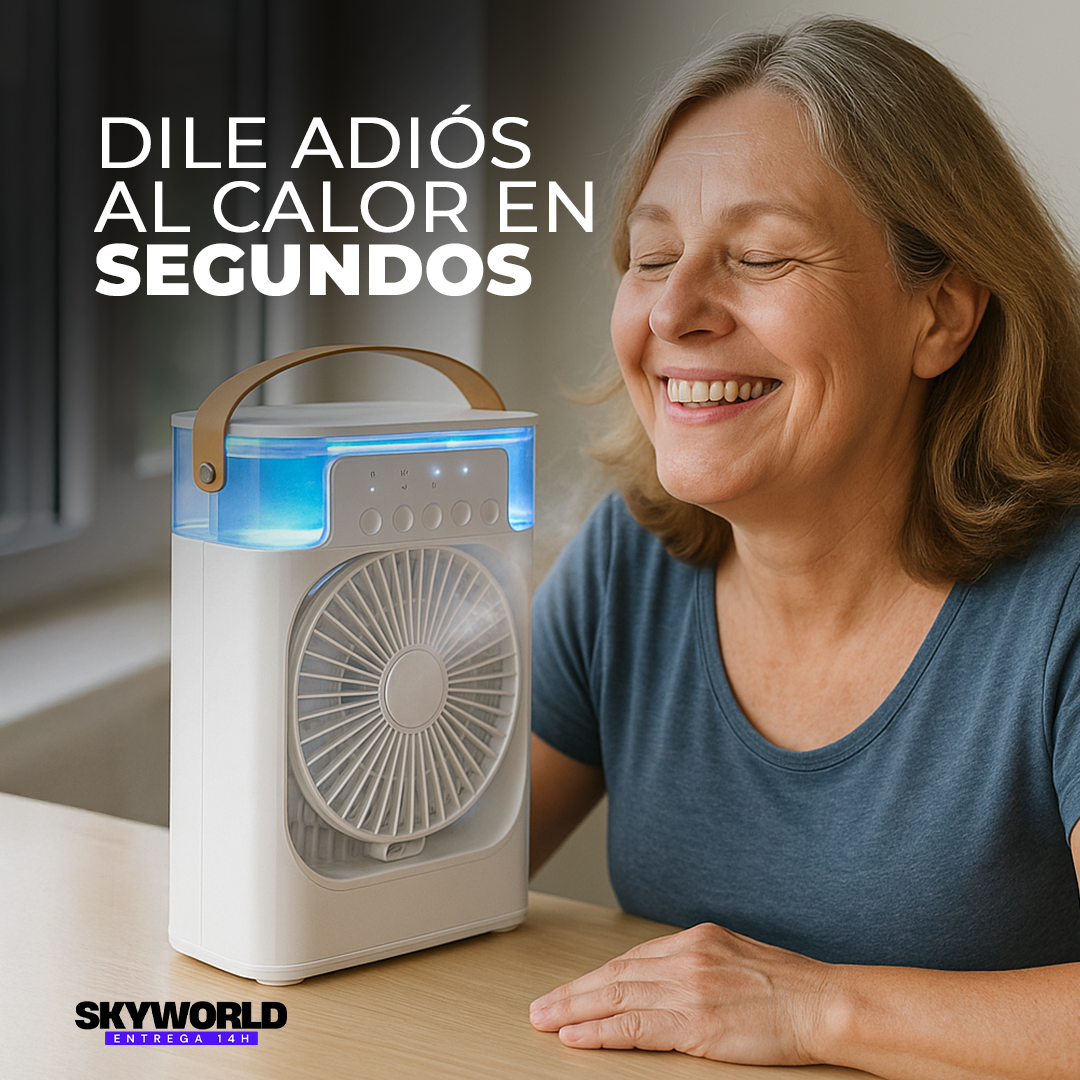 Airfresh® – Climatizador 4 en 1 que enfría, humedece y aromatiza