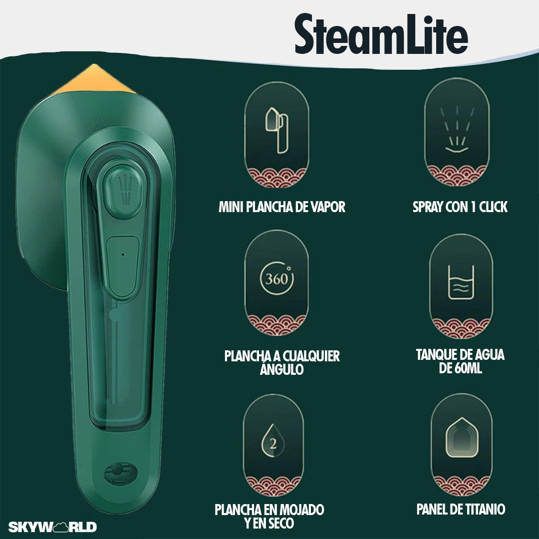 Mini Plancha de Vapor – SteamLite