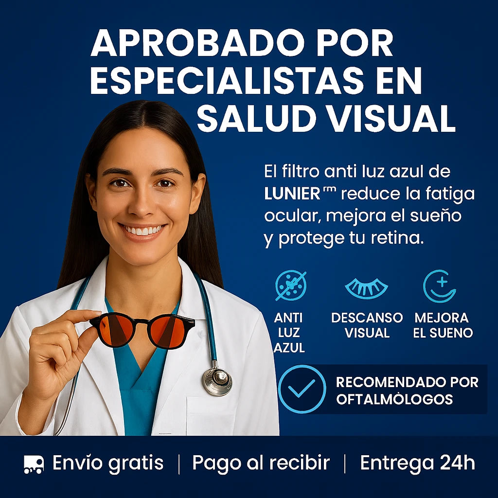 Las gafas que transforman tu día en minutos: eliminan el cansancio visual, alivian el dolor de cabeza y recuperan tu sueño