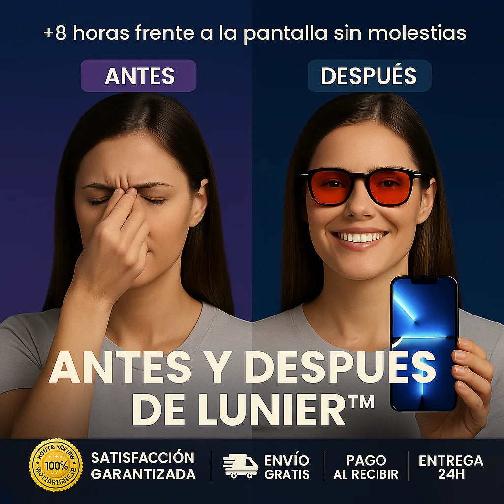 Las gafas que transforman tu día en minutos: eliminan el cansancio visual, alivian el dolor de cabeza y recuperan tu sueño